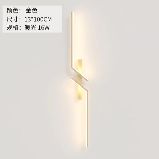 Modern Minimalist Long Strip Wall Lamp for Bedroom & Living Room freshparc