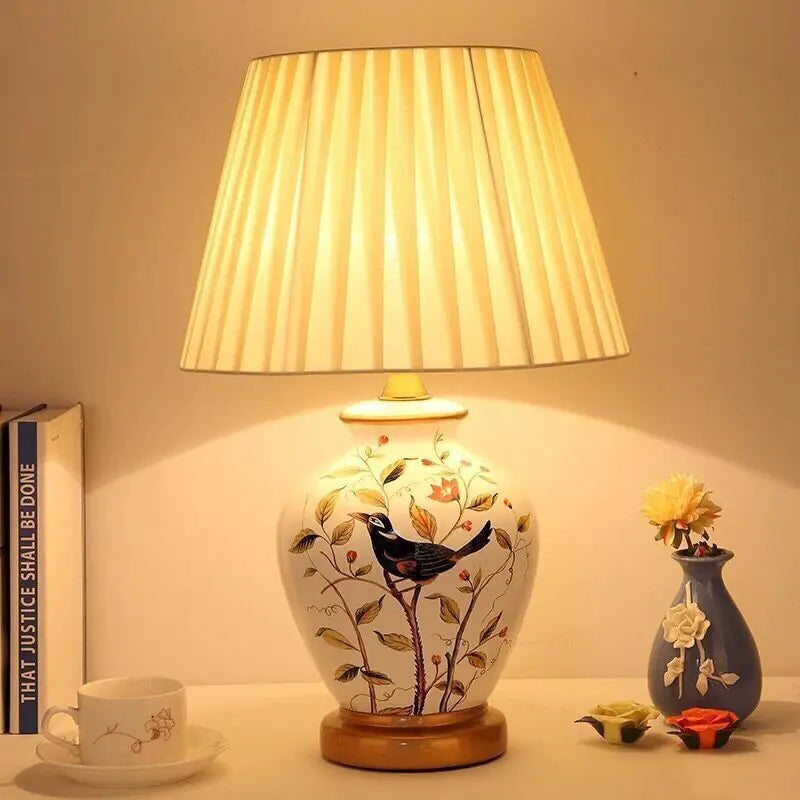 Creative Ceramic Table Lamp for Bedroom and Living Room