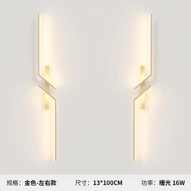Modern Minimalist Long Strip Wall Lamp for Bedroom & Living Room freshparc