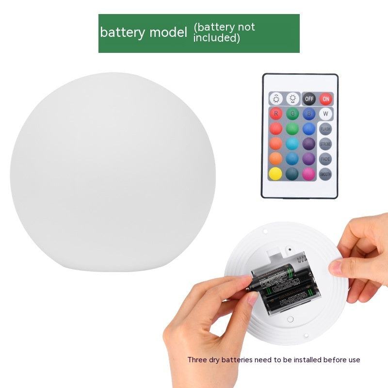 Led Luminous Ball Light Waterproof Solar Decorative Lamp Scene