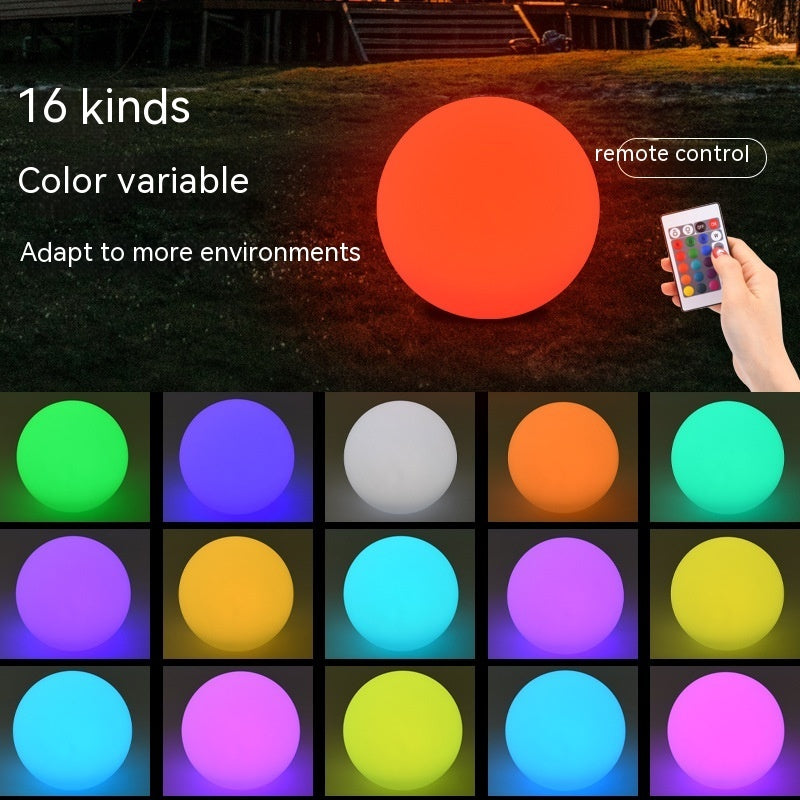 Led Luminous Ball Light Waterproof Solar Decorative Lamp Scene