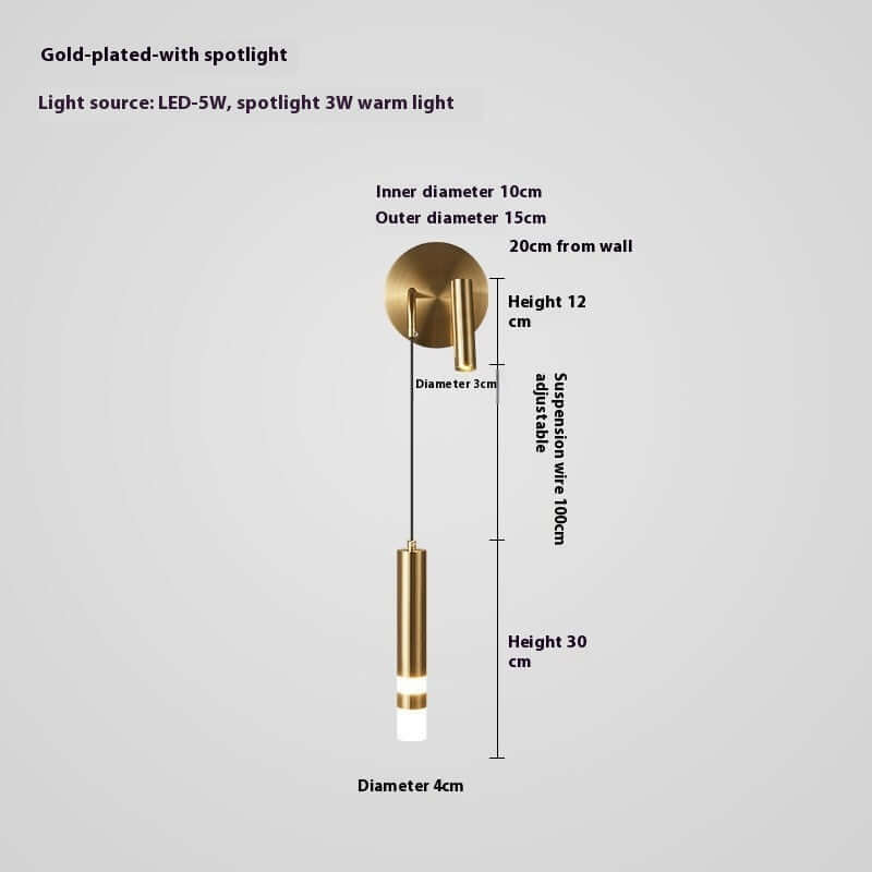 Indoor Bedroom Bedside Simple Restaurant Bar Lamp