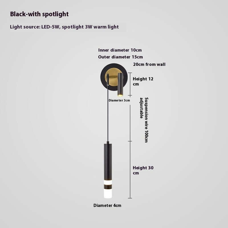 Indoor Bedroom Bedside Simple Restaurant Bar Lamp