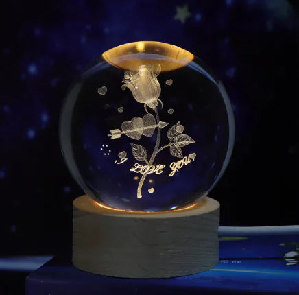 Luminous Galaxy Crystal Lamp freshparc