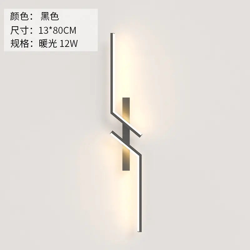 Modern Minimalist Long Strip Wall Lamp for Bedroom & Living Room freshparc