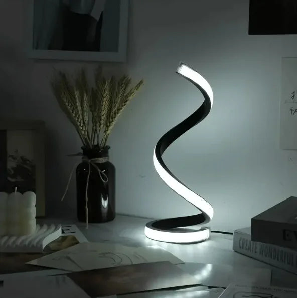 LED Spiral Table Lamp freshparc