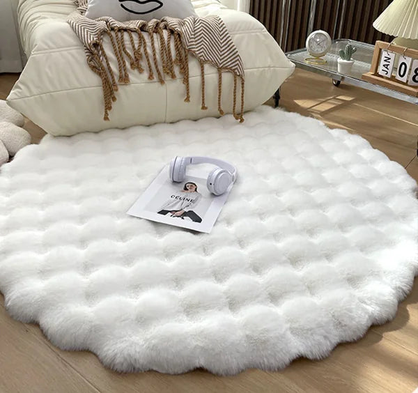 Plush Round Carpet freshparc