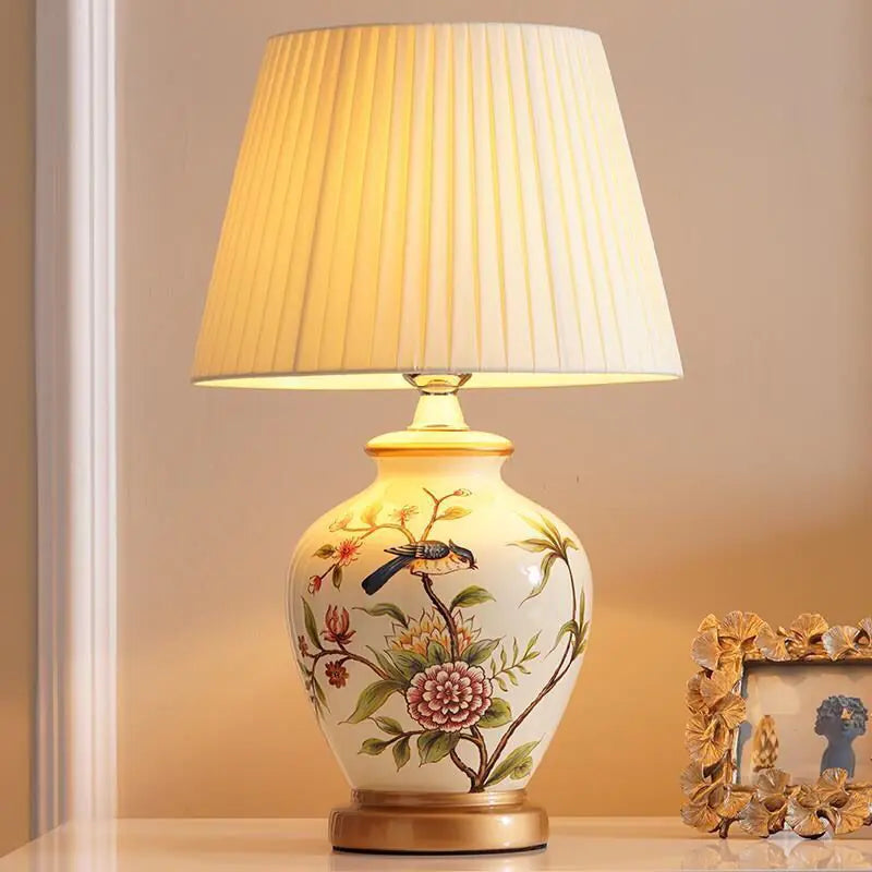 Creative Ceramic Table Lamp for Bedroom and Living Room