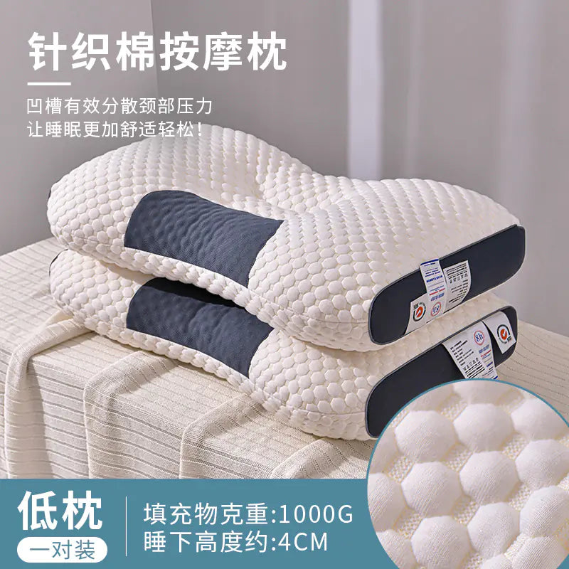 Antibacterial Neck Support Pillows for Sleep (Pair) freshparc