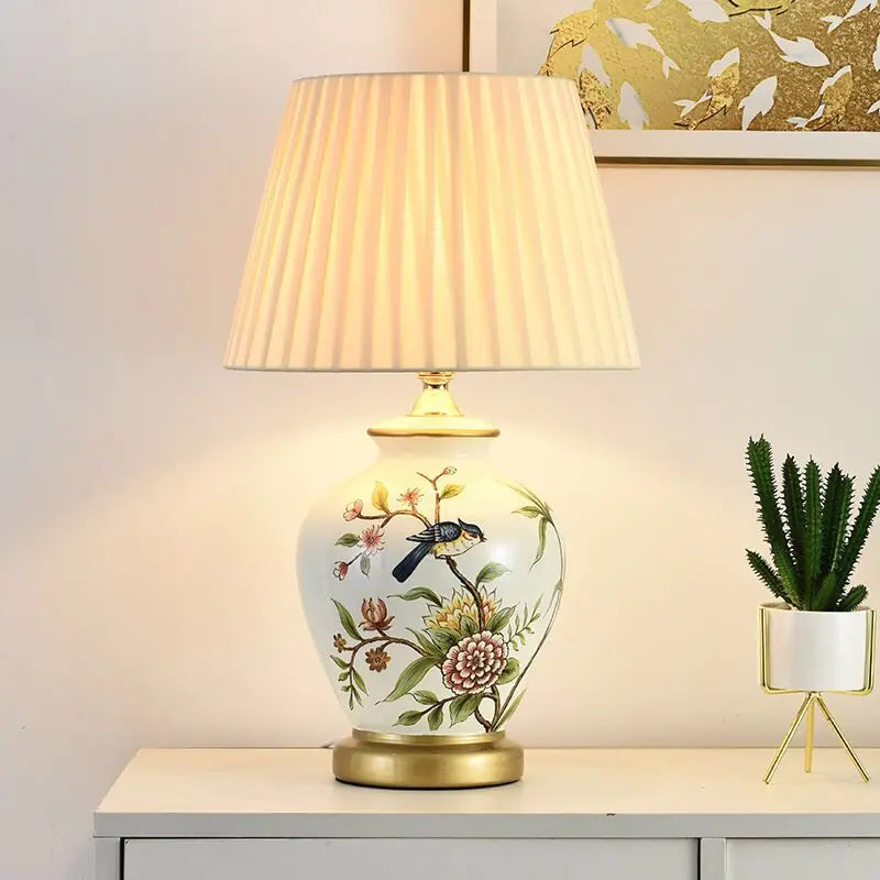 Creative Ceramic Table Lamp for Bedroom and Living Room