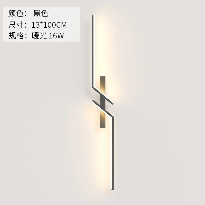 Modern Minimalist Long Strip Wall Lamp for Bedroom & Living Room freshparc