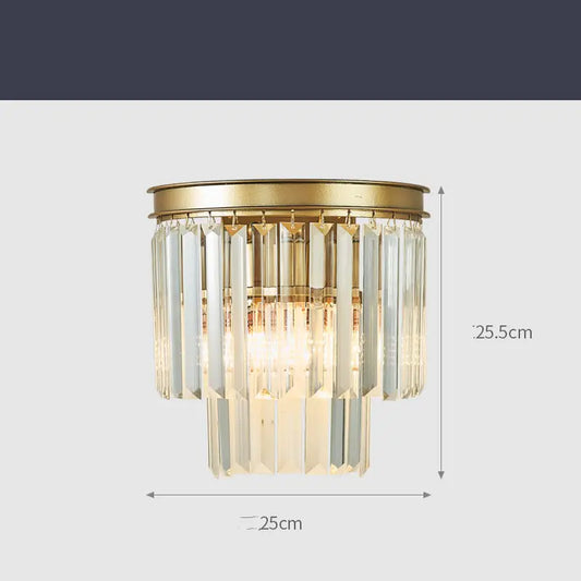 Scandinavian Crystal Bedside Lamp freshparc