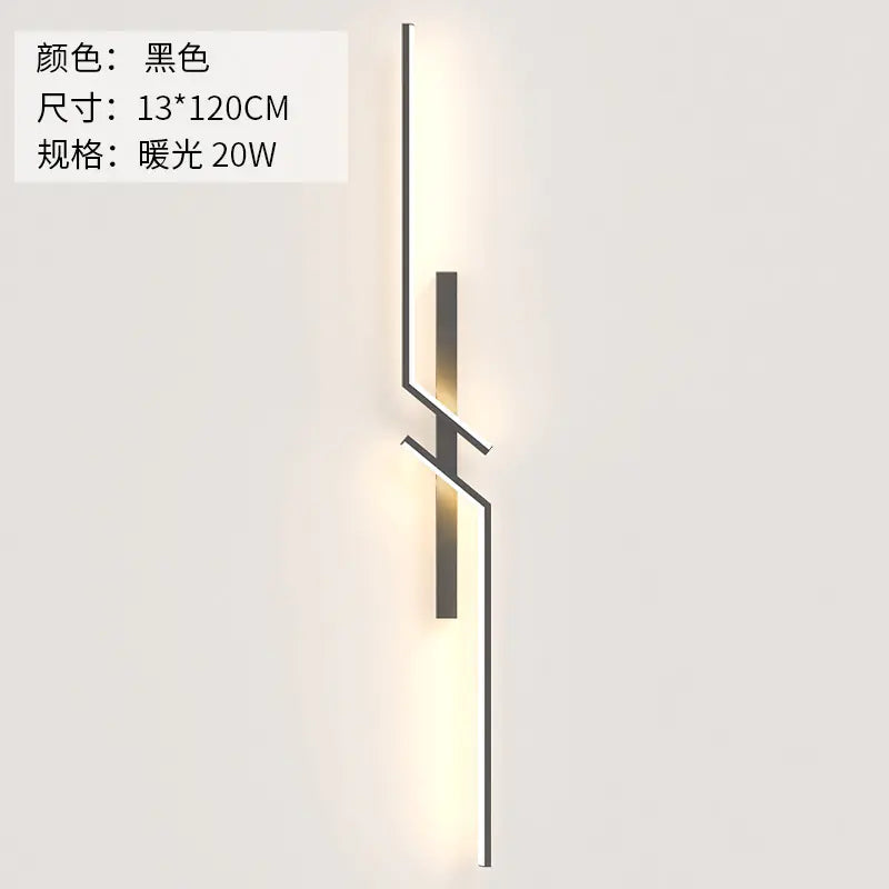 Modern Minimalist Long Strip Wall Lamp for Bedroom & Living Room freshparc