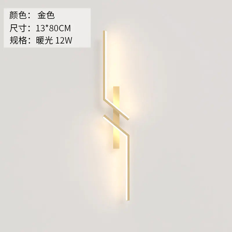 Modern Minimalist Long Strip Wall Lamp for Bedroom & Living Room freshparc