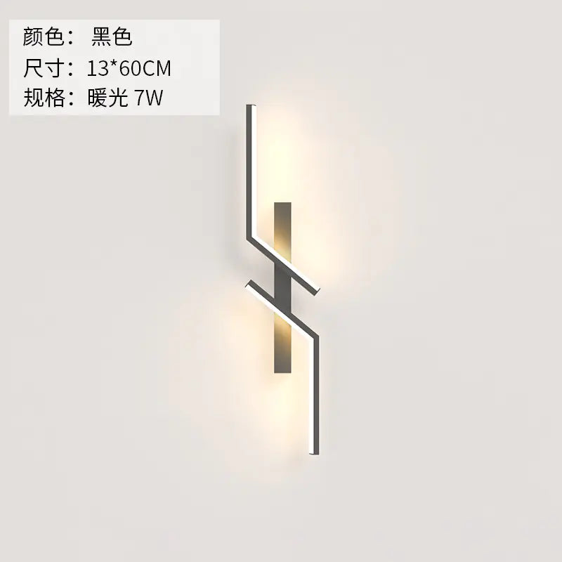 Modern Minimalist Long Strip Wall Lamp for Bedroom & Living Room freshparc