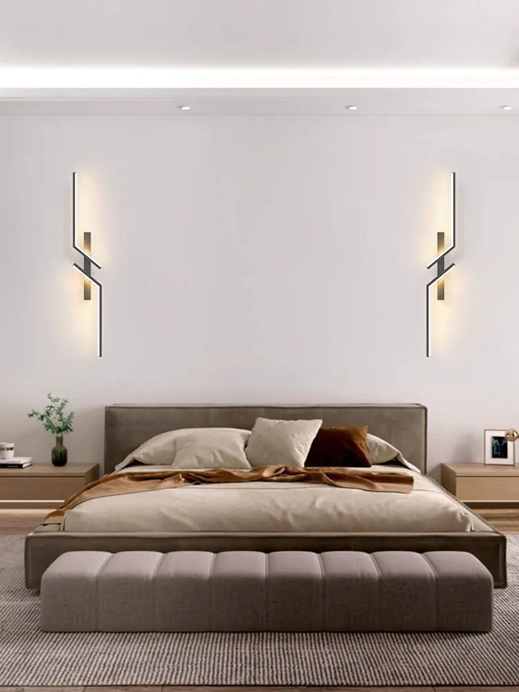 Modern Minimalist Long Strip Wall Lamp for Bedroom & Living Room freshparc