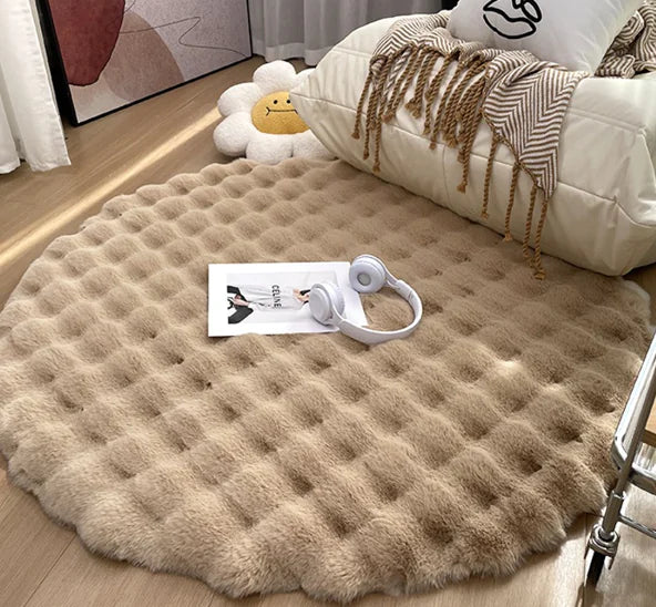 Plush Round Carpet freshparc