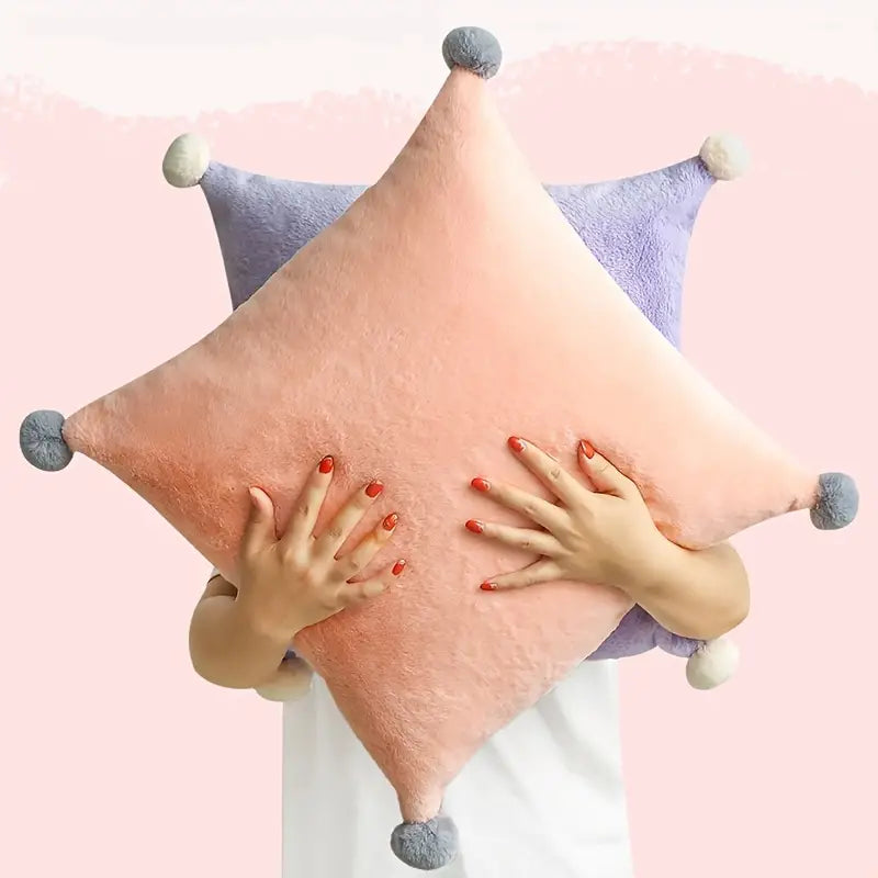 Nordic Style Solid Color Throw Pillow Case 17.7in