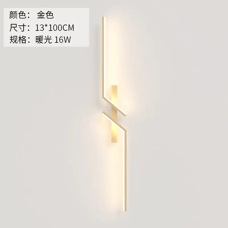 Modern Minimalist Long Strip Wall Lamp for Bedroom & Living Room freshparc