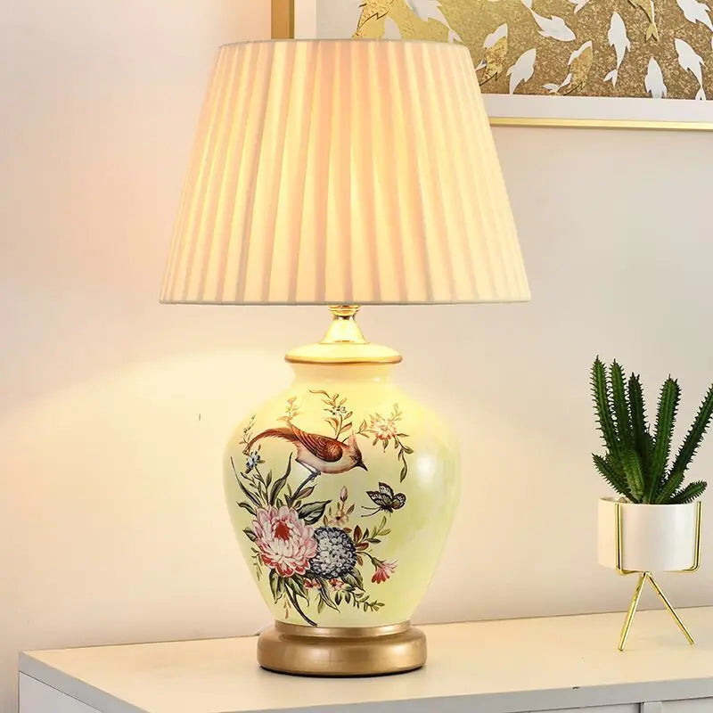 Creative Ceramic Table Lamp for Bedroom and Living Room