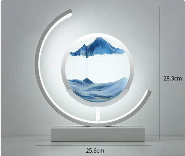 hourglass table lamp
