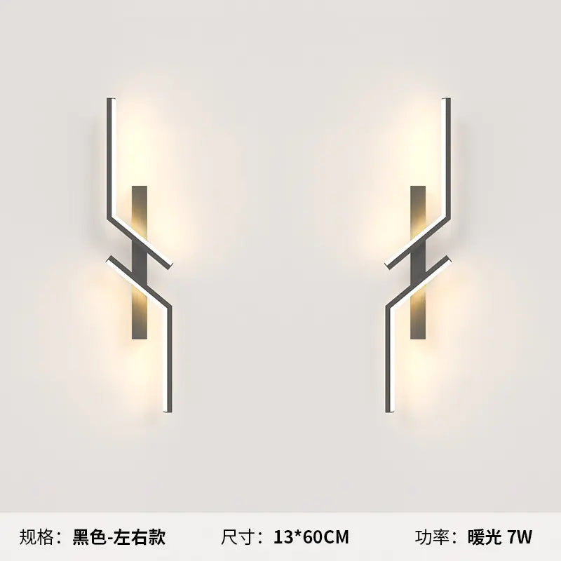 Modern Minimalist Long Strip Wall Lamp for Bedroom & Living Room freshparc