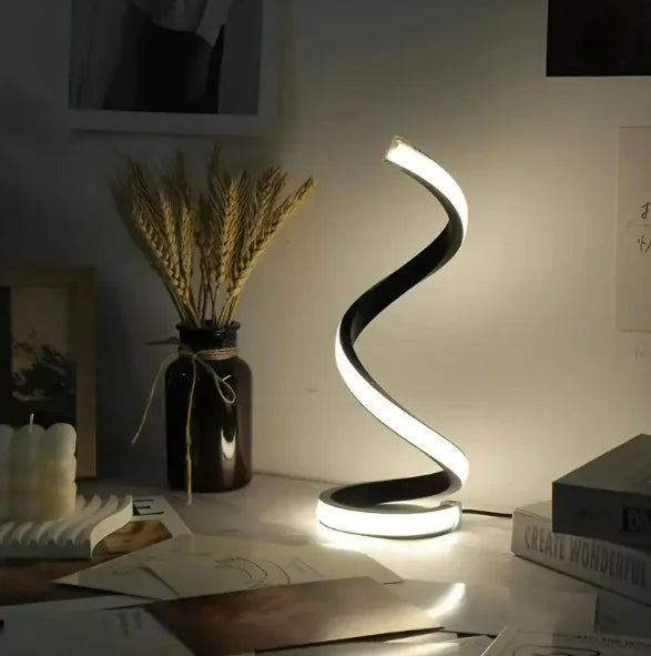 LED Spiral Table Lamp freshparc