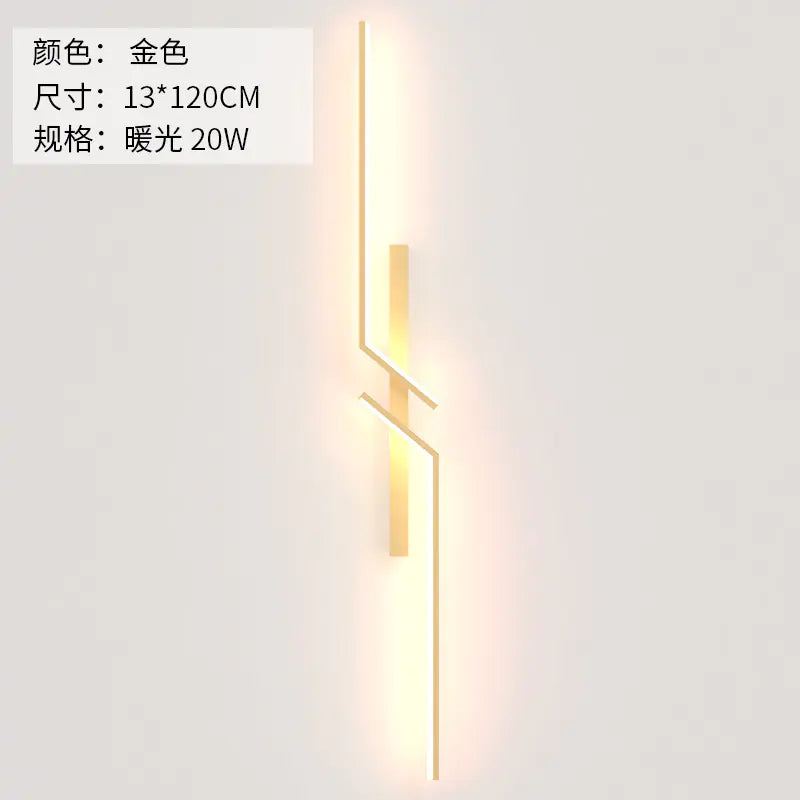 Modern Minimalist Long Strip Wall Lamp for Bedroom & Living Room freshparc