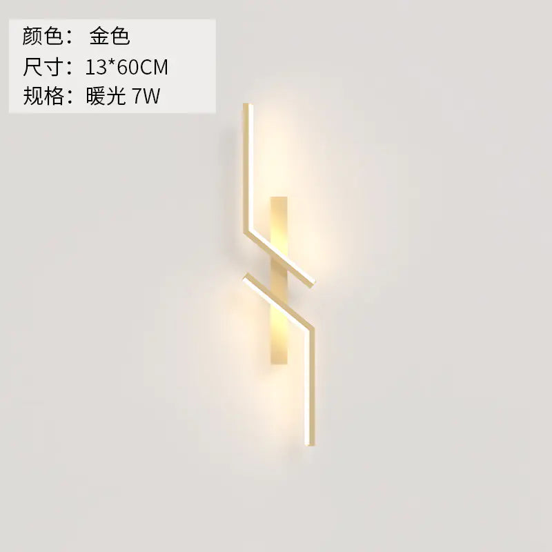 Modern Minimalist Long Strip Wall Lamp for Bedroom & Living Room freshparc