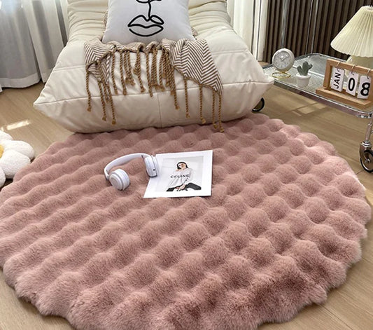 Plush Round Carpet freshparc