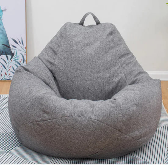 Beanbag Chair Cover - Cotton Lazy Sofa Cover (One Piece) freshparc