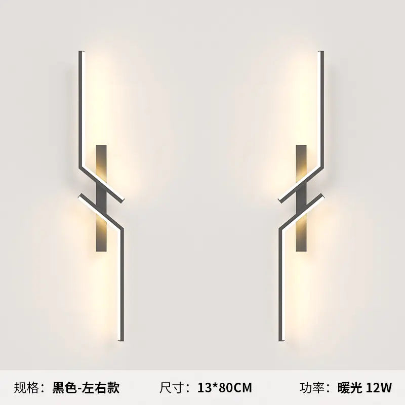 Modern Minimalist Long Strip Wall Lamp for Bedroom & Living Room freshparc