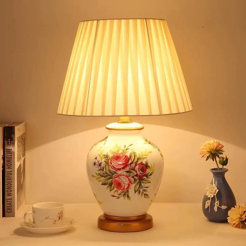 Creative Ceramic Table Lamp for Bedroom and Living Room
