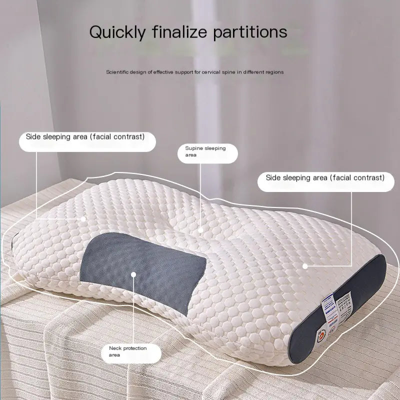 Antibacterial Neck Support Pillows for Sleep (Pair) freshparc