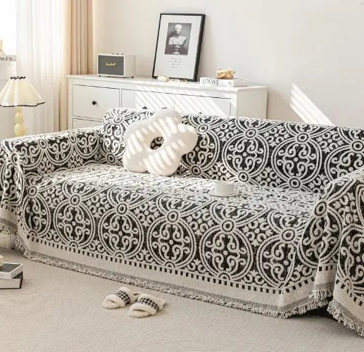 velvet sofa cover