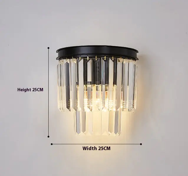 Scandinavian Crystal Bedside Lamp freshparc