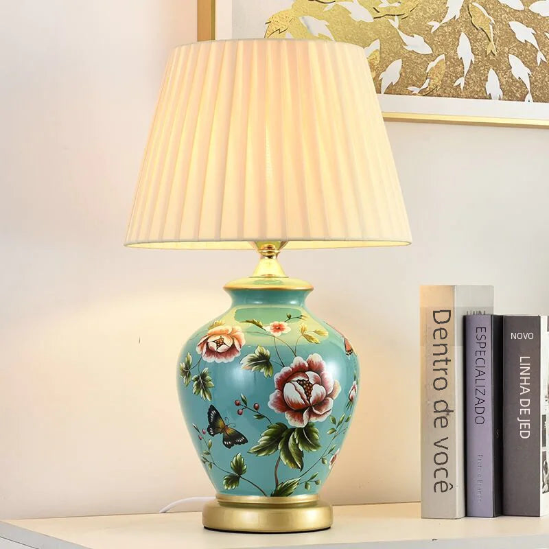 Creative Ceramic Table Lamp for Bedroom and Living Room