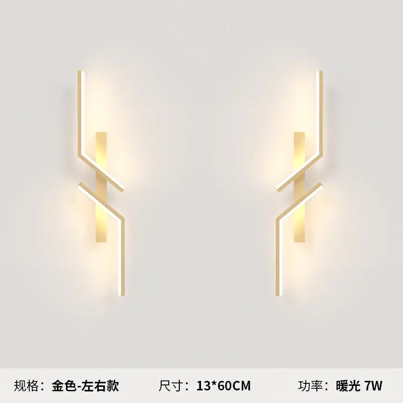 Modern Minimalist Long Strip Wall Lamp for Bedroom & Living Room freshparc