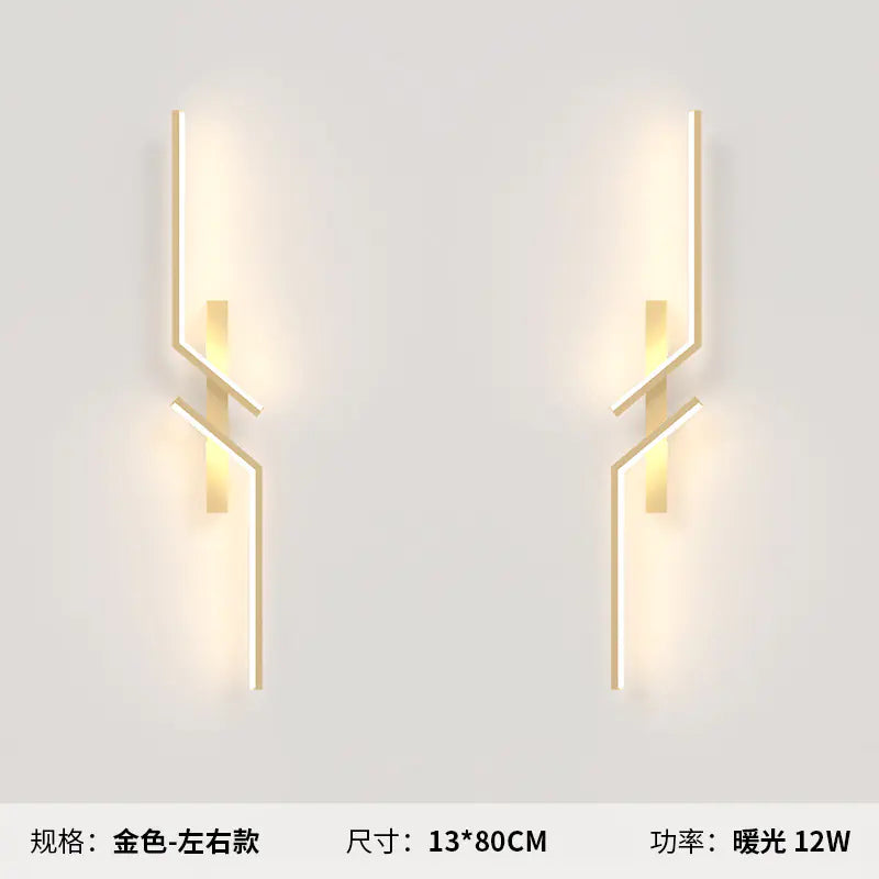 Modern Minimalist Long Strip Wall Lamp for Bedroom & Living Room freshparc