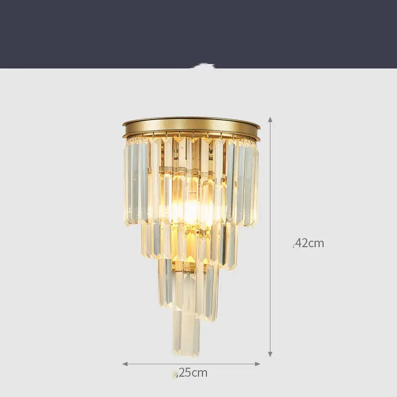 Scandinavian Crystal Bedside Lamp freshparc